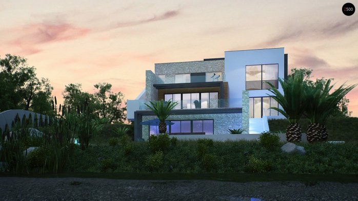 Проект дома Ur17 - 8 Двухэтажные дома в Киеве