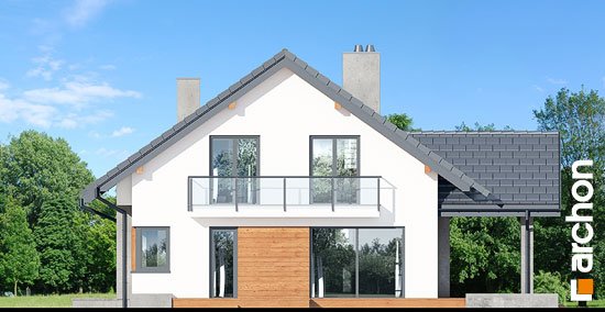 Проект дома Дом в аурорах 7 - 5 С мансардным этажом дома в Киеве