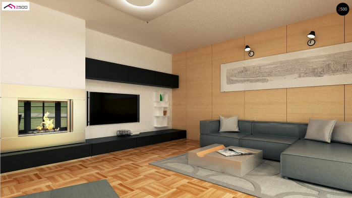 Проект дома U348 - 6 Одноэтажные дома в Киеве