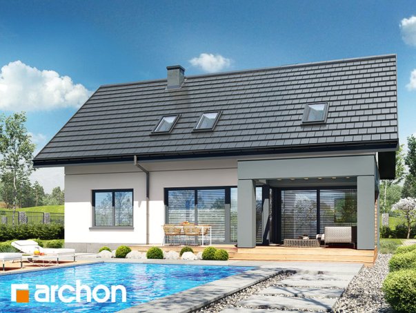 Проект дома Дом в яскерах (Г2Е) - 2 С мансардным этажом дома в Киеве