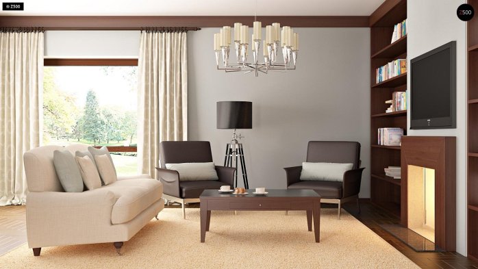 Проект дома Ux15 GL2 P - 4 Двухэтажные дома в Киеве