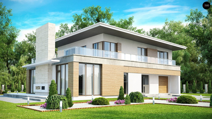 Проект дома Ux21 - 1 Двухэтажные дома в Киеве