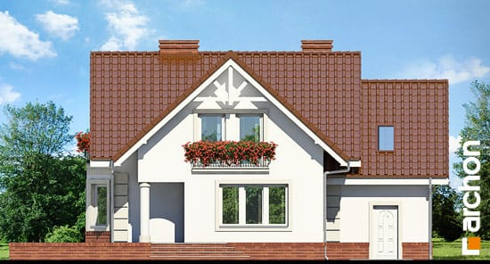 Проект дома Дом под горной сосной (П) вер.2 - 6 С мансардным этажом дома в Киеве