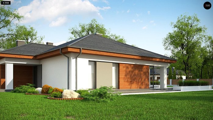 Проект дома U333 - 3 Одноэтажные дома в Киеве