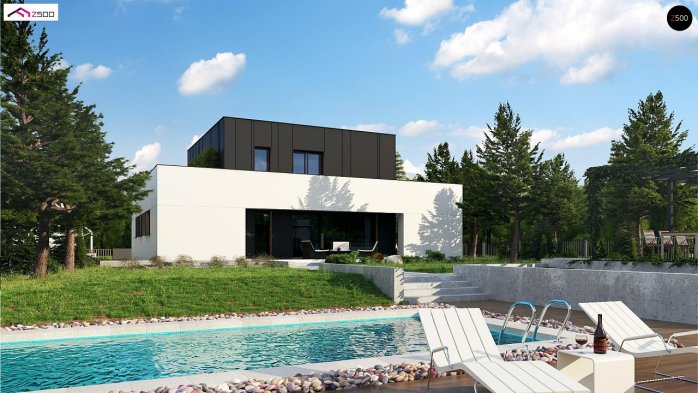 Проект дома Ux143 - 5 Двухэтажные дома в Киеве