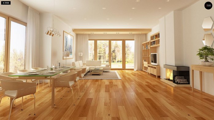 Проект дома U158 - 7 Одноэтажные дома в Киеве