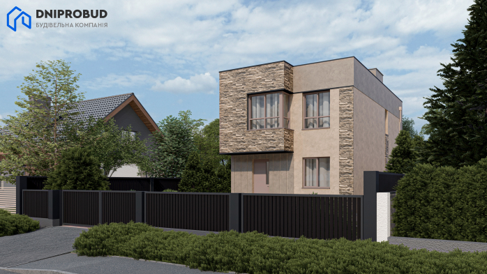 Проект дома Db 19 - 1 Двухэтажные дома в Киеве