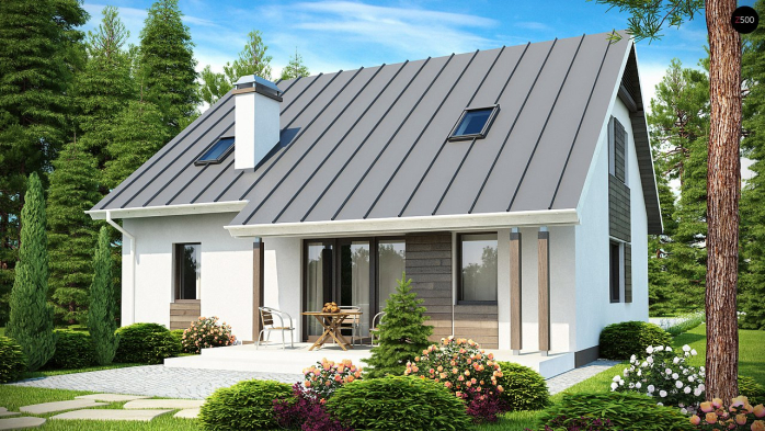 Проект дома U119 - 2 С мансардным этажом дома в Киеве