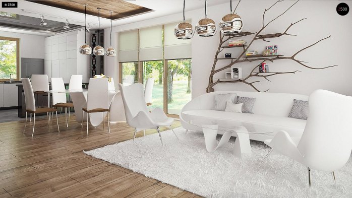 Проект дома U67 - 6 С мансардным этажом дома в Киеве