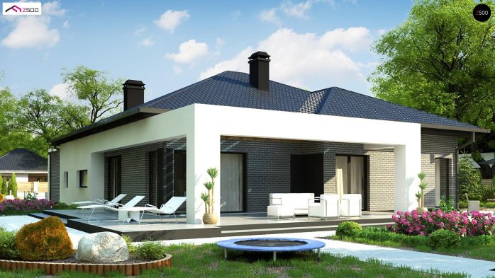 Проект дома U403 - 3 Одноэтажные дома в Киеве