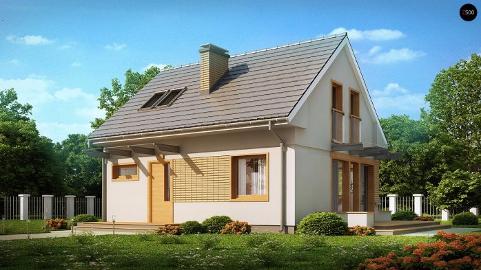 Проект дома U211 - 2 С мансардным этажом дома в Киеве