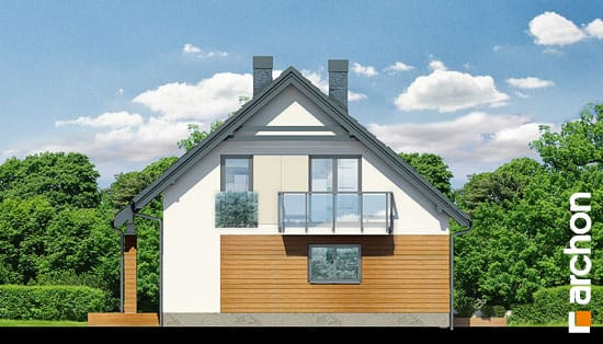 Проект дома Дом в яблонках 4  - 5 С мансардным этажом дома в Киеве