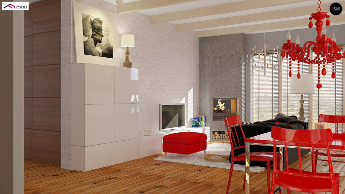 Проект дома U19 - 4 Одноэтажные дома в Киеве