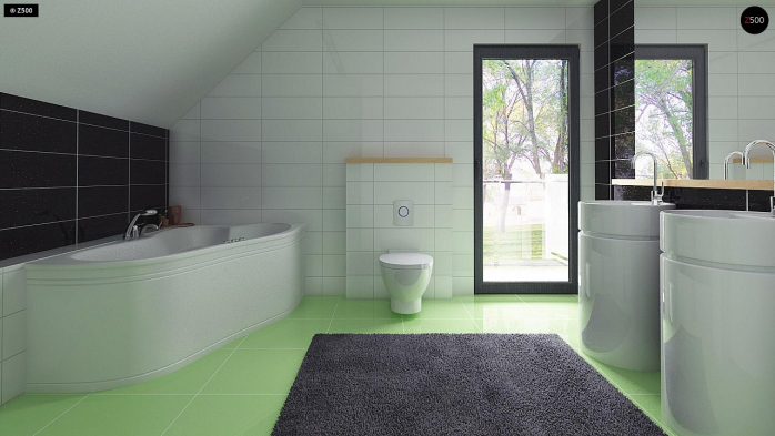 Проект дома U174 - 13 С мансардным этажом дома в Киеве