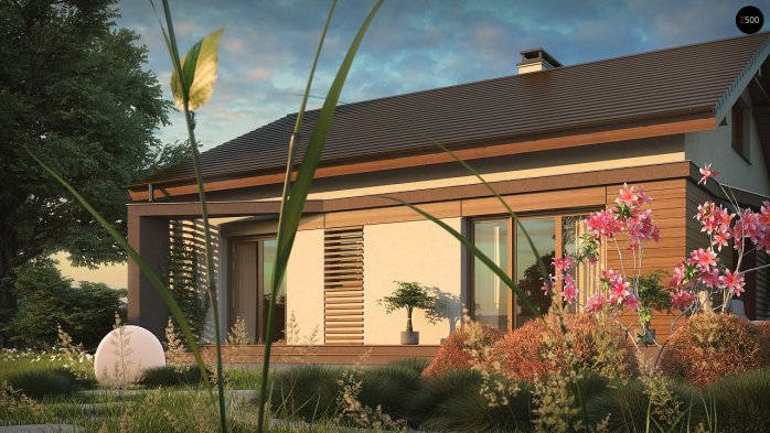 Проект дома U255 a - 3 С мансардным этажом дома в Киеве