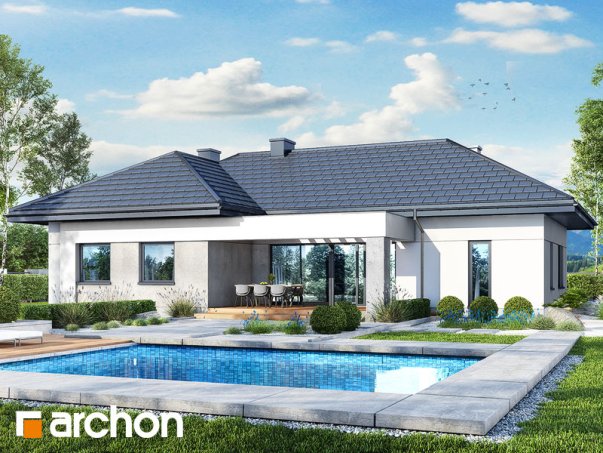 Проект дома Дом в навлоциях 3 (Г2) - 2 Одноэтажные дома в Киеве