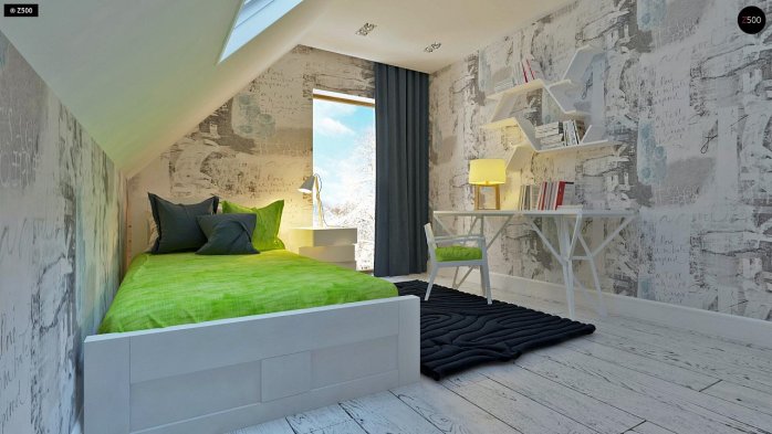 Проект дома U292 - 13 С мансардным этажом дома в Киеве