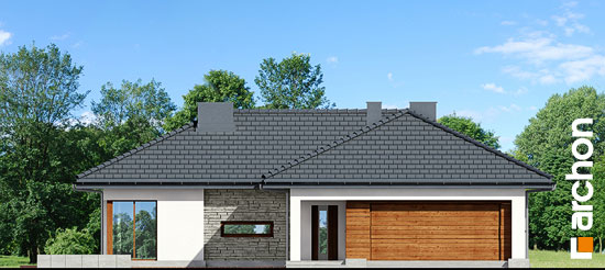 Проект дома Дом под какао вер.2 - 3 Одноэтажные дома в Киеве