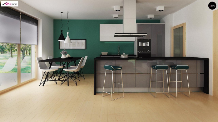 Проект дома U329 - 9 Одноэтажные дома в Киеве