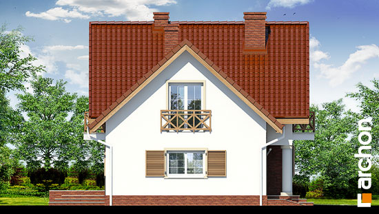 Проект дома Дом в скальниках вер.2 - 5 С мансардным этажом дома в Киеве