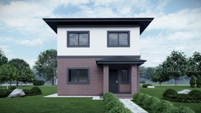 Проект дома DBT 589 - 5 Двухэтажные дома в Киеве