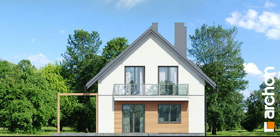 Проект дома Дом в олеандрах вер.2 - 6 С мансардным этажом дома в Киеве