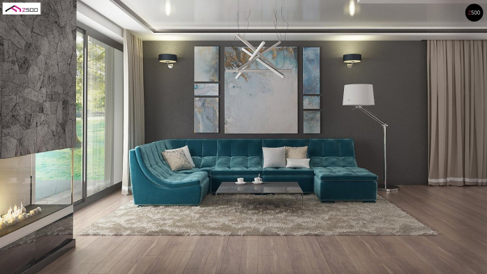 Проект дома Ux107 - 7 Двухэтажные дома в Киеве