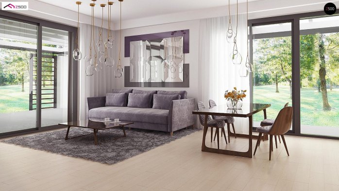 Проект дома Ux138 - 8 Одноэтажные дома в Киеве