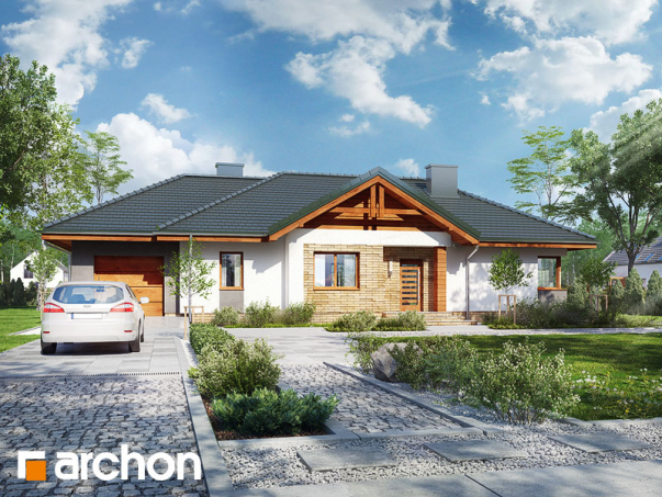 Проект дома Дом в лещиновнике 5 - 1 Одноэтажные дома в Киеве