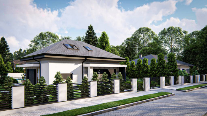 Проект дома U479 - 4 С мансардным этажом дома в Киеве