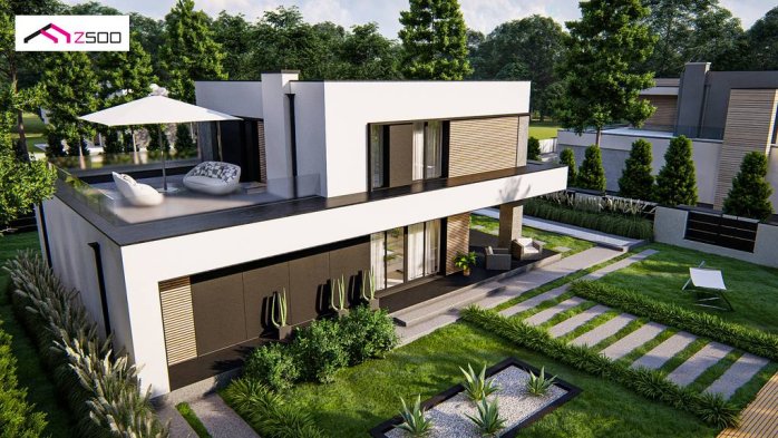 Проект дома Ux172 - 3 Двухэтажные дома в Киеве