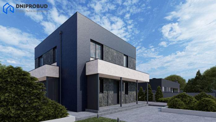 Проєкт будинку Db 18 v1 - Двоповерхові дома у Києві