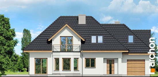 Проект дома Дом в авокадо (Г) вер.2 - 3 С мансардным этажом дома в Киеве