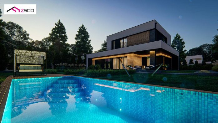 Проект дома Ux172 - 6 Двухэтажные дома в Киеве