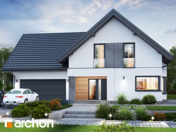 Проект дома Дом в рабатках (Г2) - 1 С мансардным этажом дома в Киеве