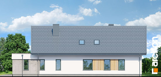 Проект дома Дом в бетулиях - 4 С мансардным этажом дома в Киеве