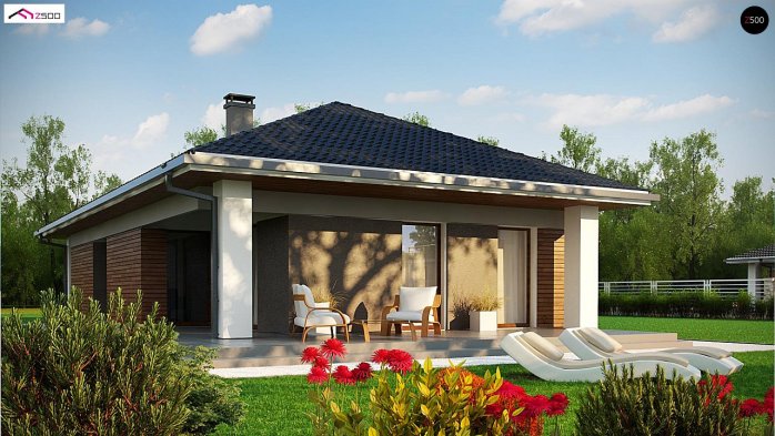 Проєкт будинку U366 - Одноповерхові дома у Києві