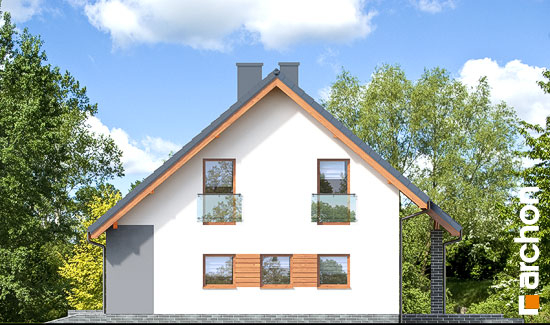 Проект дома Дом в журавках 7 - 4 С мансардным этажом дома в Киеве