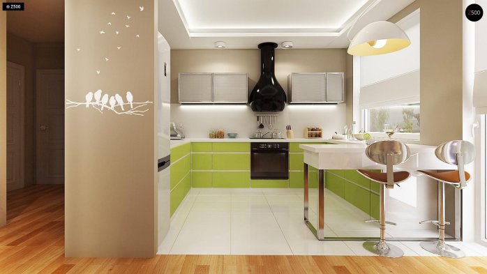 Проект дома U78 - 5 Одноэтажные дома в Киеве