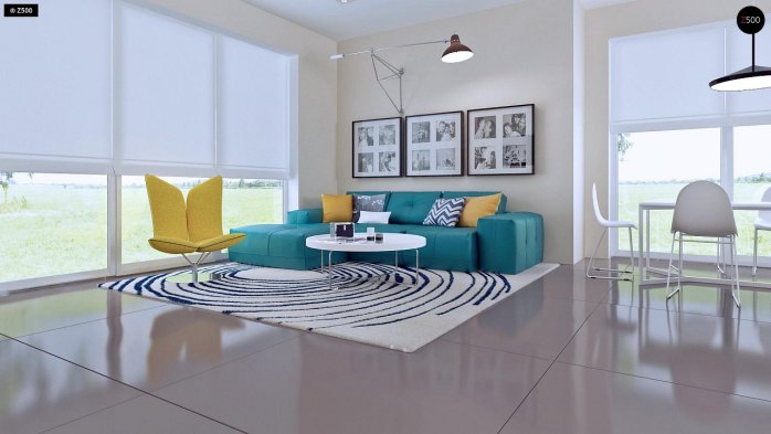 Проект дома U92 - 4 С мансардным этажом дома в Киеве