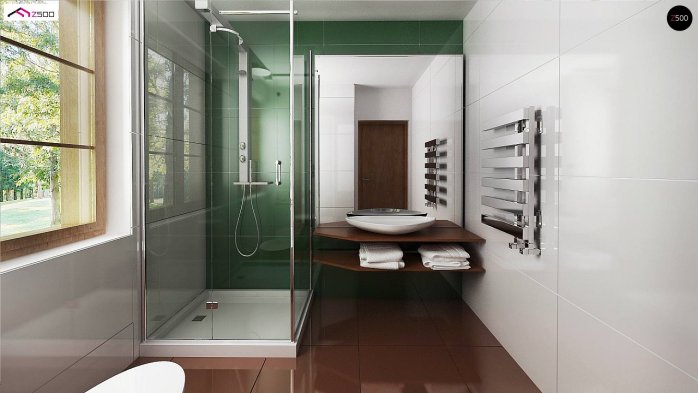 Проект дома U30 L bl - 10 С мансардным этажом дома в Киеве