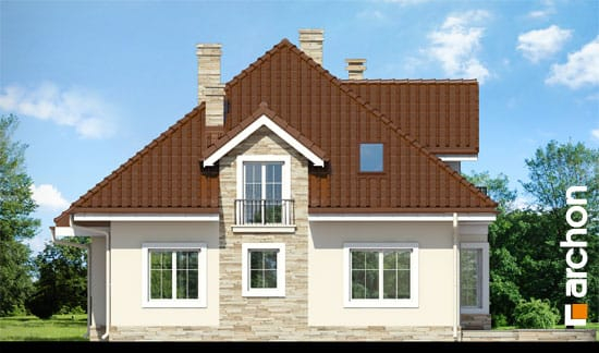 Проект дома Дом в тимьяне 6 - 6 С мансардным этажом дома в Киеве