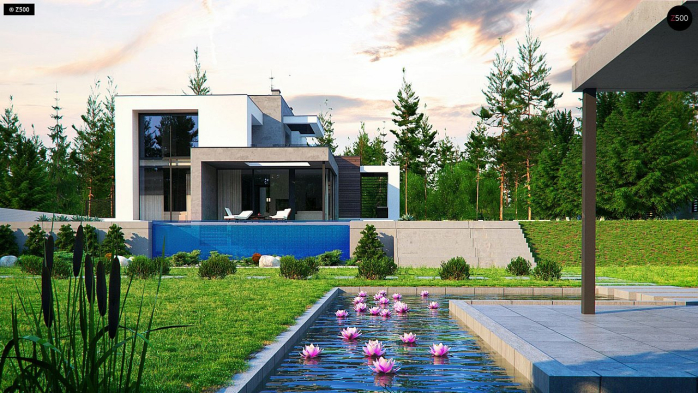 Проект дома Ux125 - 6 Двухэтажные дома в Киеве