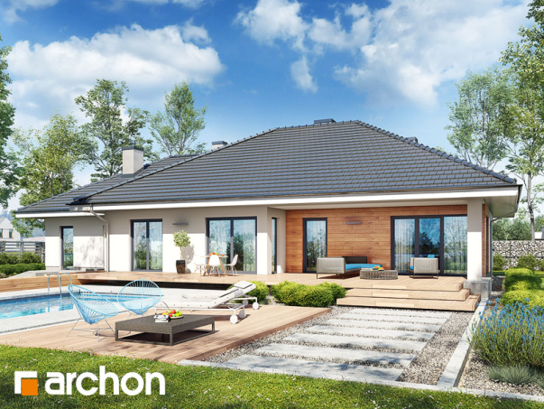 Проект дома Дом в альвах 4 (Г2) - 1 Одноэтажные дома в Киеве