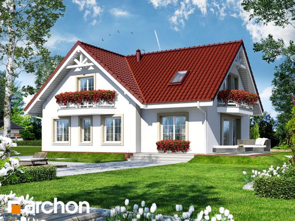 Проект дома Дом в кизиле вер.2 - 2 С мансардным этажом дома в Киеве