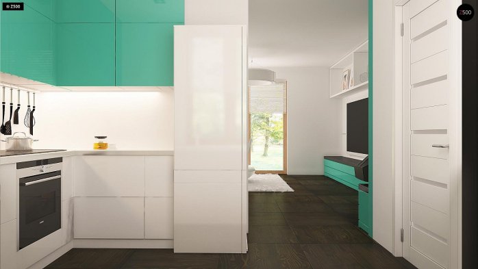 Проект дома U254 - 8 Одноэтажные дома в Киеве