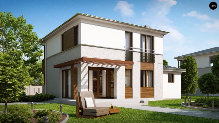 Проект дома Ux47 - 2 Двухэтажные дома в Киеве