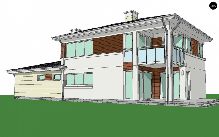 Проект дома Ux8 GP2 - 2 Двухэтажные дома в Киеве