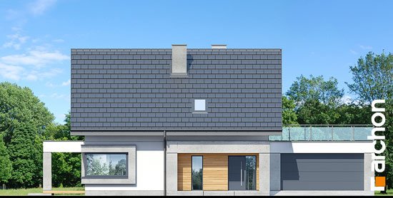 Проект дома Дом в изопируме 7 (Г2) - 3 С мансардным этажом дома в Киеве