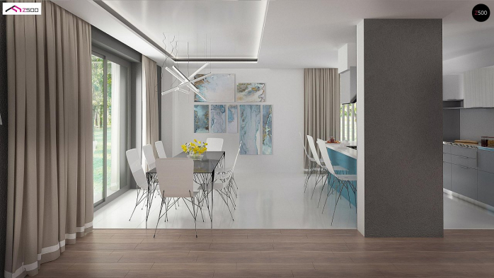 Проект дома Ux107 - 10 Двухэтажные дома в Киеве